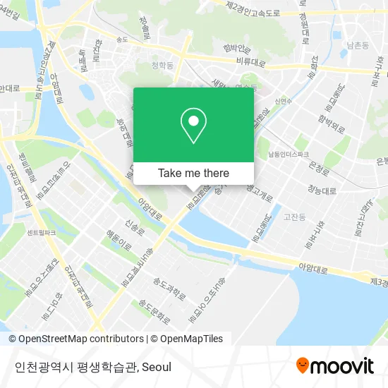 인천광역시 평생학습관 map