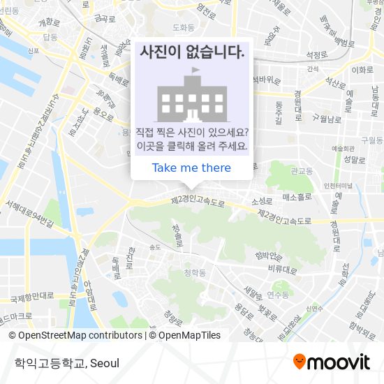 학익고등학교 map