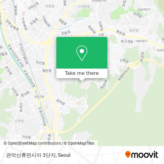 관악산휴먼시아 3단지 map
