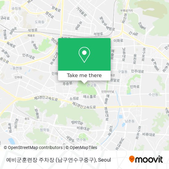 예비군훈련장 주차장 (남구연수구중구) map