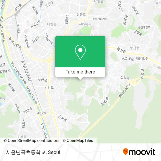 서울난곡초등학교 map