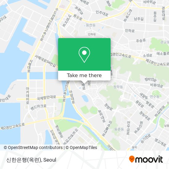 신한은행(옥련) map