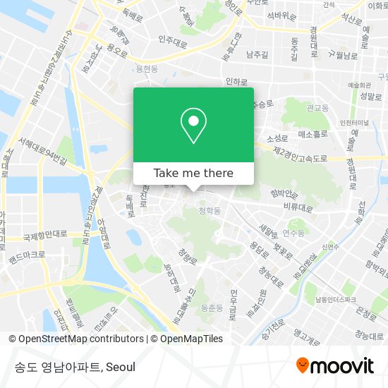 송도 영남아파트 map