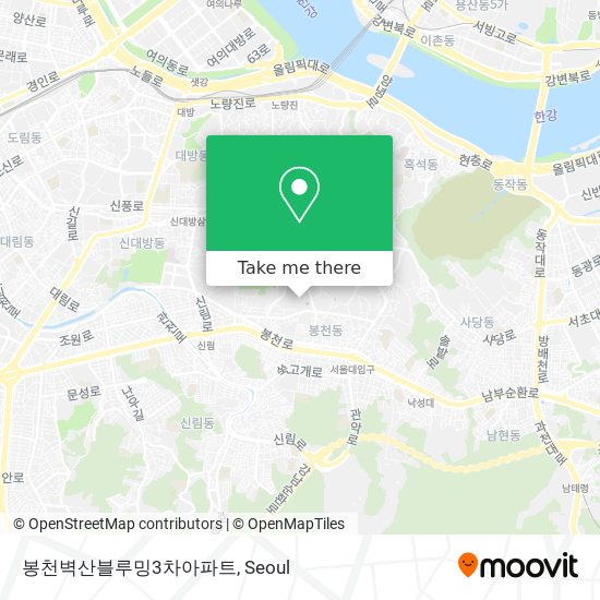 봉천벽산블루밍3차아파트 map