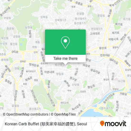 Korean Carb Buffet (順美家幸福的醬蟹) map