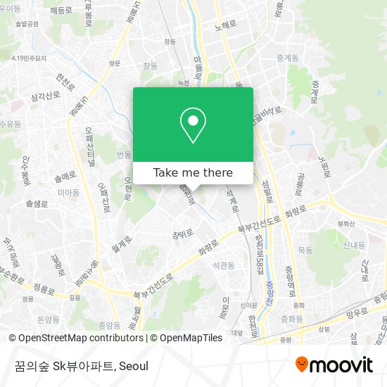 꿈의숲 Sk뷰아파트 map