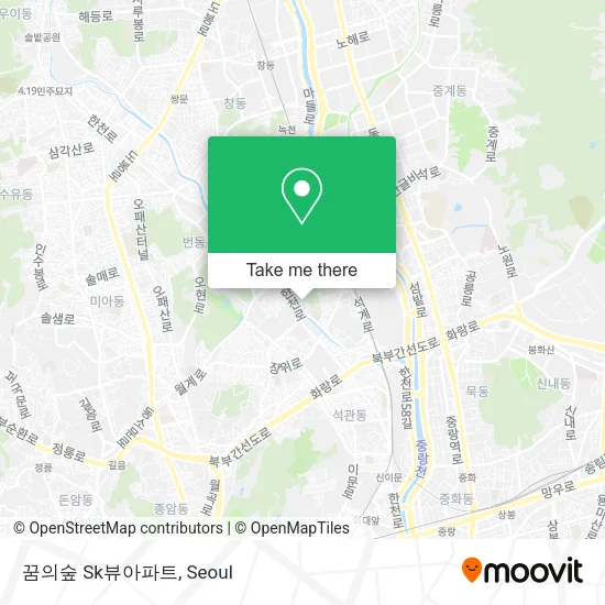 꿈의숲 Sk뷰아파트 map
