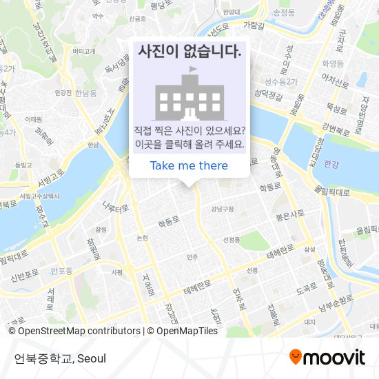 언북중학교 map