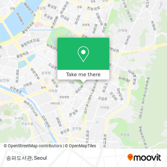 송파도서관 map