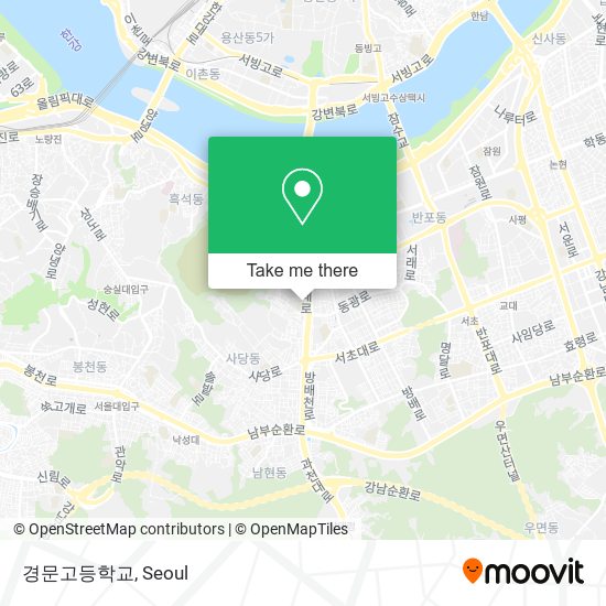 경문고등학교 map