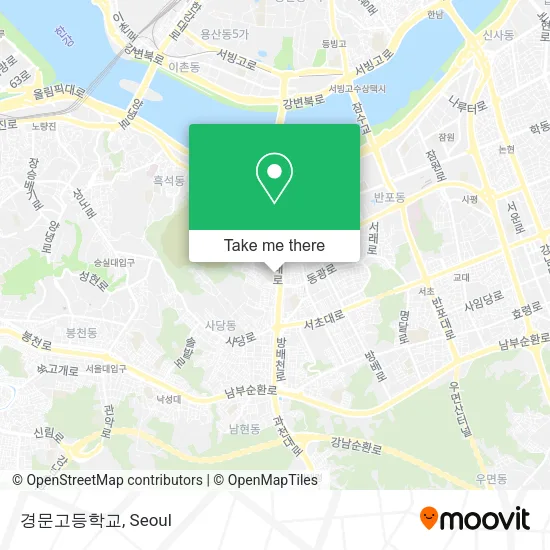 경문고등학교 map
