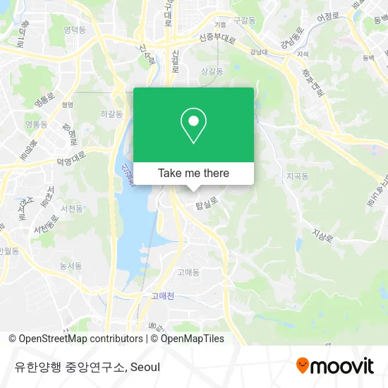 유한양행 중앙연구소 map