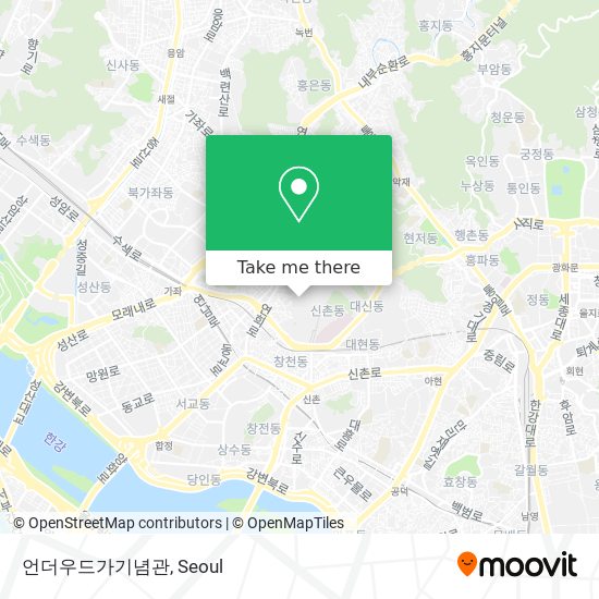 언더우드가기념관 map