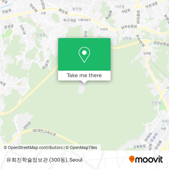 유회진학술정보관 (300동) map