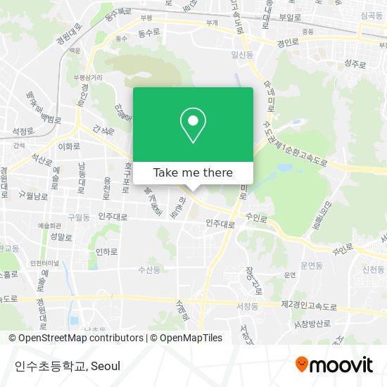 인수초등학교 map