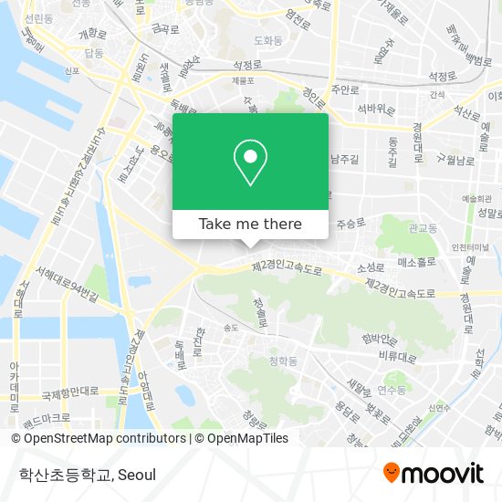 학산초등학교 map