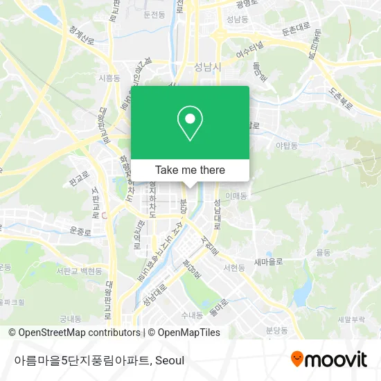아름마을5단지풍림아파트 map
