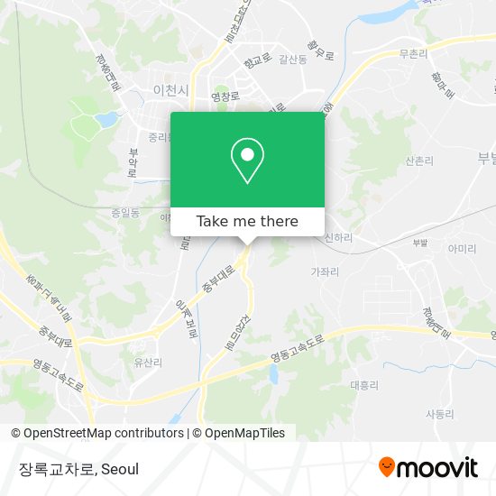장록교차로 map