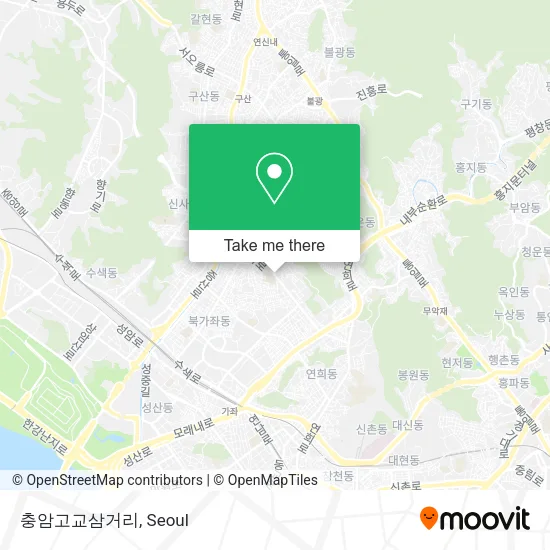 충암고교삼거리 map