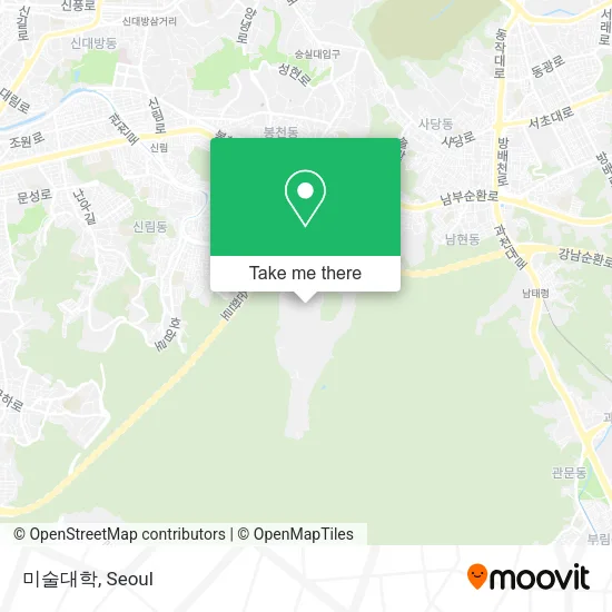미술대학 map