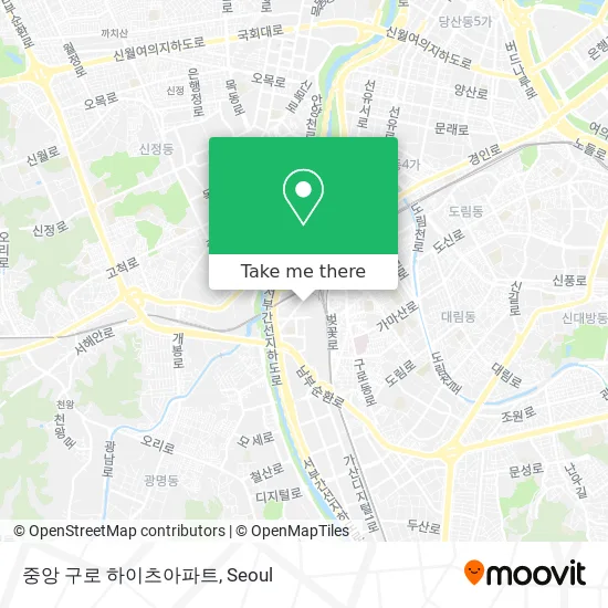 중앙 구로 하이츠아파트 map
