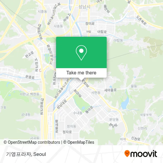 기영프라자 map