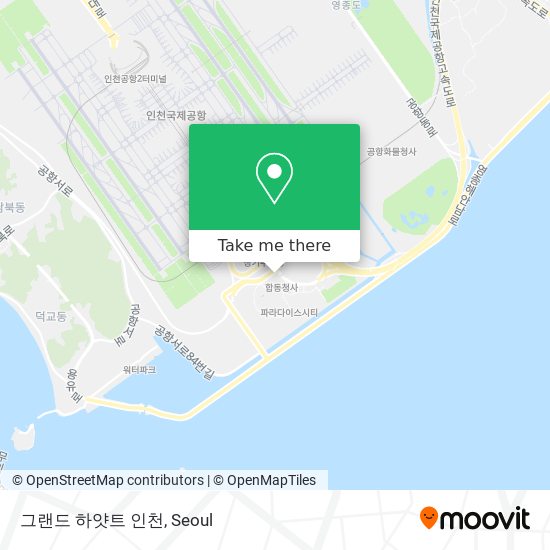 그랜드 하얏트 인천 map