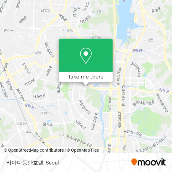 라마다동탄호텔 map