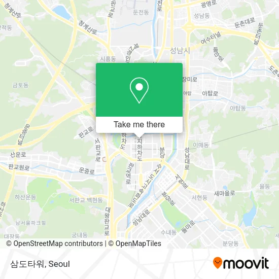 삼도타워 map