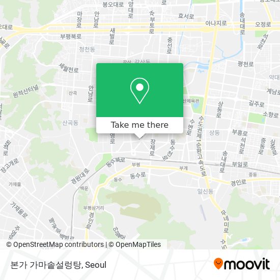 본가 가마솥설렁탕 map