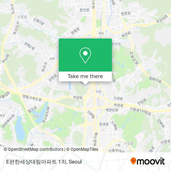 E편한세상대림아파트 1차 map