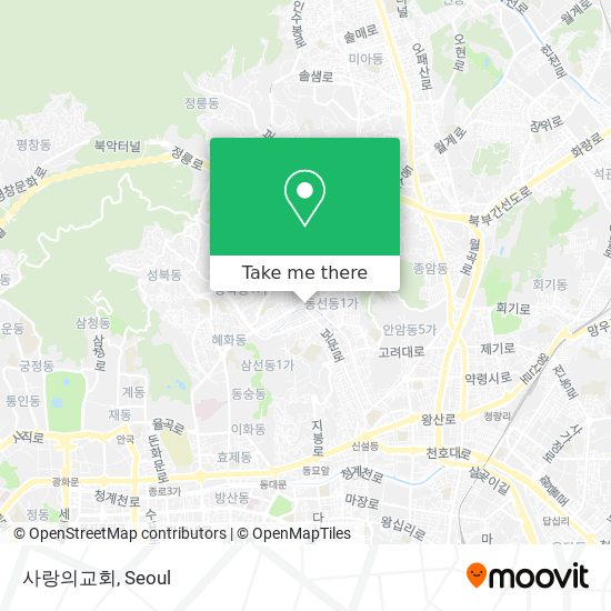 사랑의교회 map