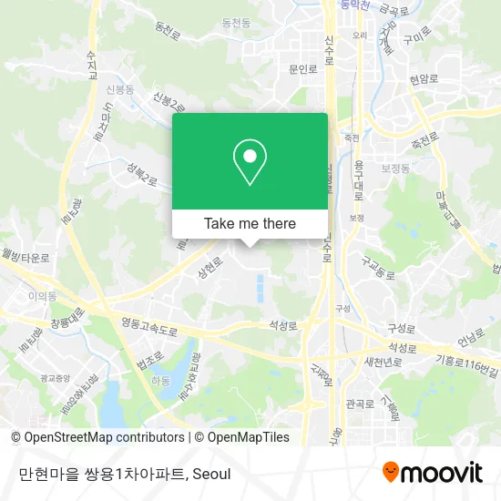 만현마을 쌍용1차아파트 map