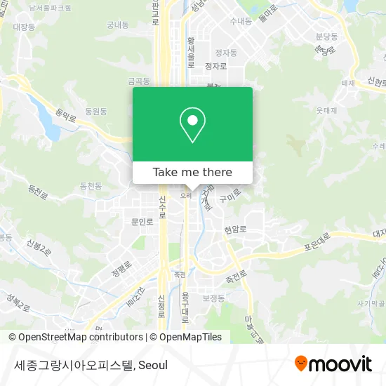세종그랑시아오피스텔 map