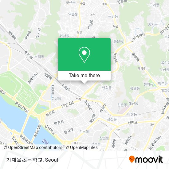 가재울초등학교 map