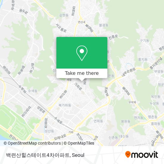 백련산힐스테이트4차아파트 map