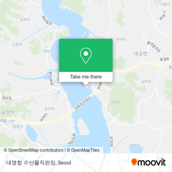 대명항 수산물직판장 map