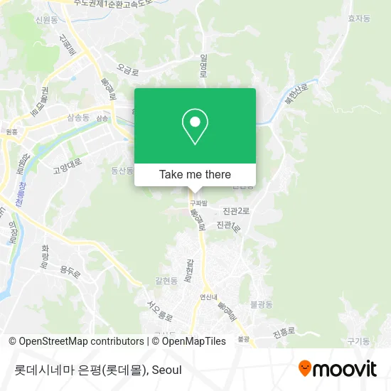 롯데시네마 은평(롯데몰) map