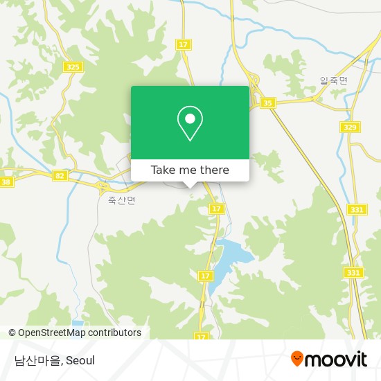 남산마을 map