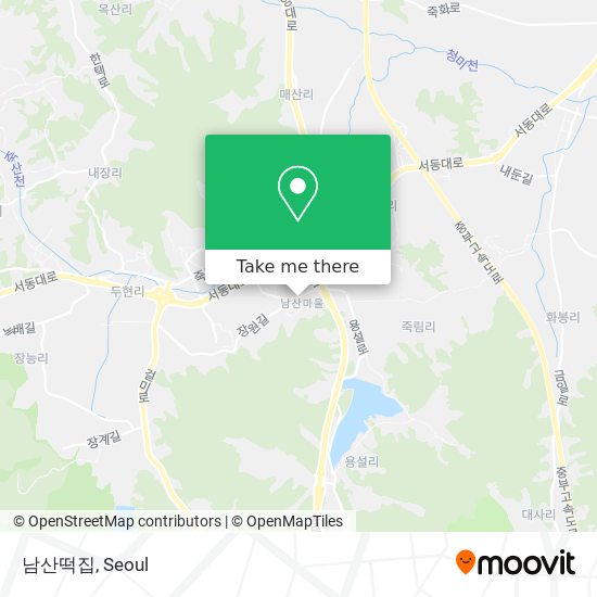 남산떡집 map