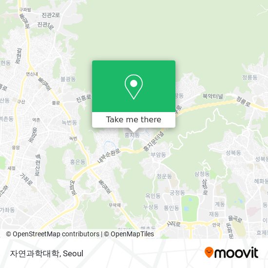 자연과학대학 map