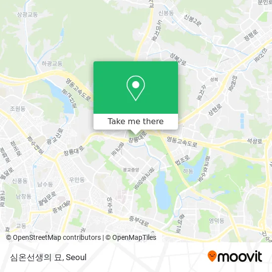 심온선생의 묘 map