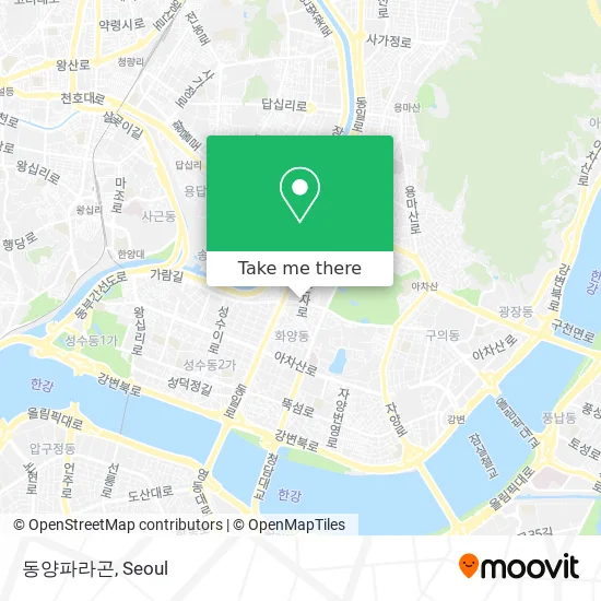 동양파라곤 map