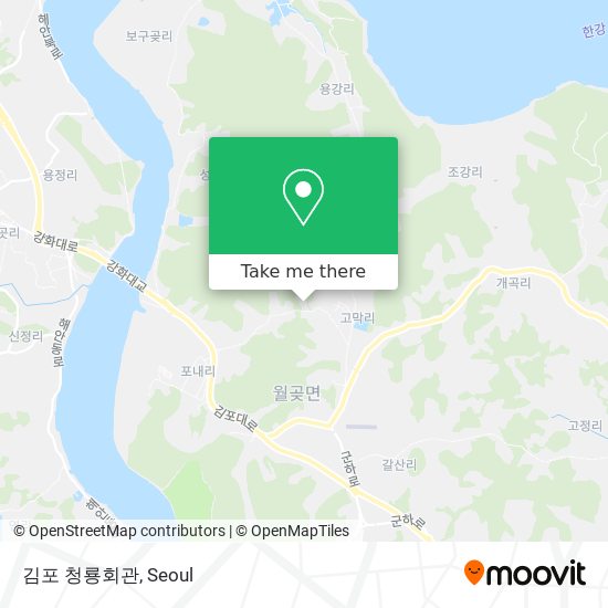 김포 청룡회관 map