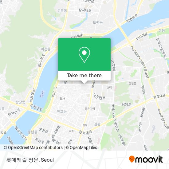 롯데캐슬 정문 map