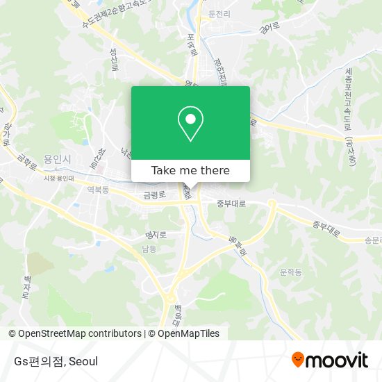Gs편의점 map