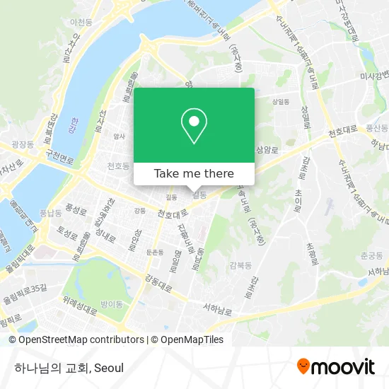 하나님의 교회 map