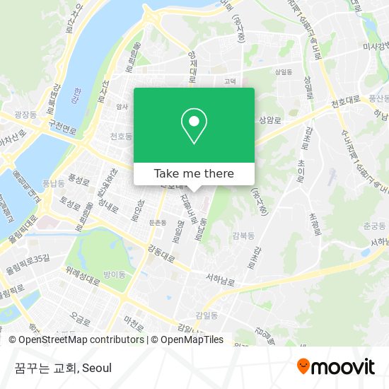 꿈꾸는 교회 map