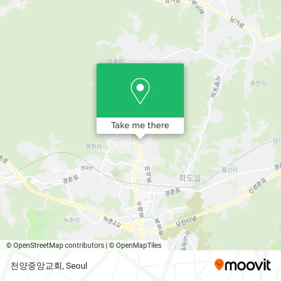 천양중앙교회 map