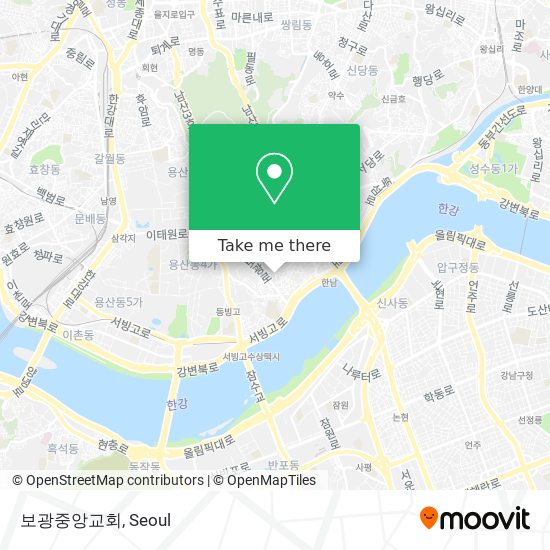 보광중앙교회 map